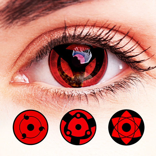 Piros Madara ColourVUE Crazy Lens kontaktlencse (2 db lencse) | Alensa HU