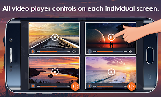 Multi Screen Video Player Screenshot