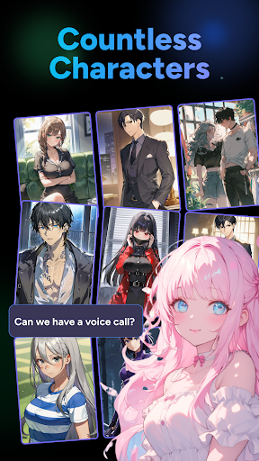 Android application Hiyaa.AI - Character Chat Bot screenshort