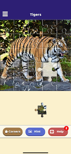 Tiger Love Puzzle Screen 3