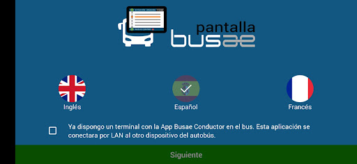 Android application Busae Screen screenshort
