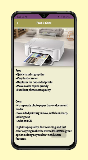 Canon Pixma MG Inkjet Guide Screen 2