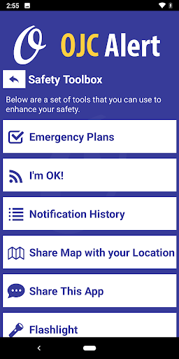 OJC Alert Screen 3