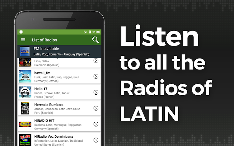 Latin Music Radio - 2 - (Android)