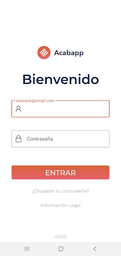 Android application Acabapp screenshort