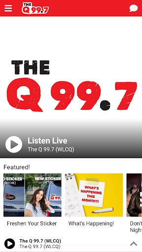Android application The Q 99.7 screenshort