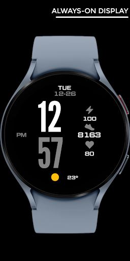 Nighty Digital 22 - watch face Screen 3