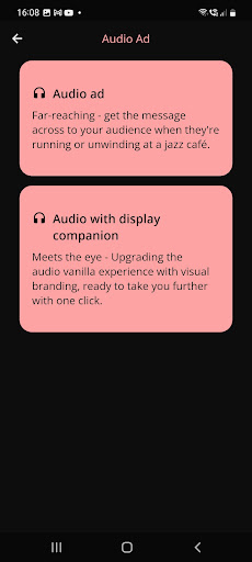 AdsWizz AD Experiences Screen 2