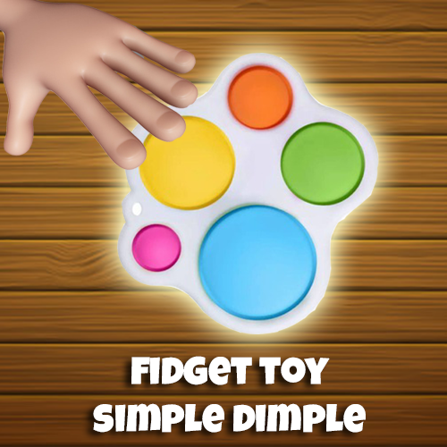 Simple dimple fidget antistress game