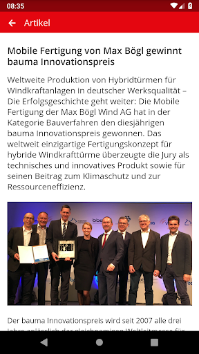 maxapp - von Max Bögl Screen 3