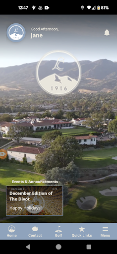 Android application La Cumbre CC screenshort