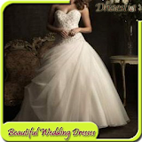 beautiful wedding dresses icon