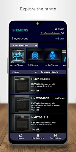 Android application Siemens virtualBrochure screenshort