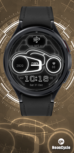 NeonCycle watch face screenshot 14