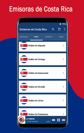 Android application Emisoras de Costa Rica screenshort