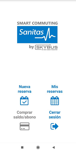 Android application sanitas.skybus.net screenshort