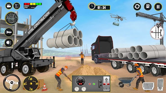 Heavy Excavator Simulator Game Screenshot