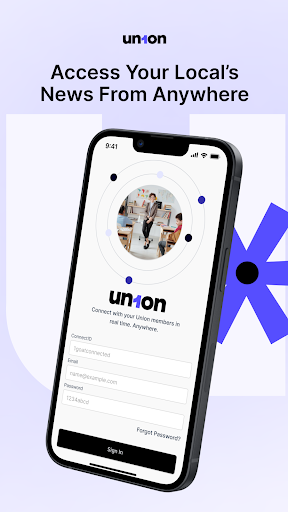 Android application UN1ON screenshort