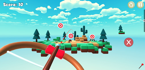 Android application Archery Flying Island: hardest screenshort