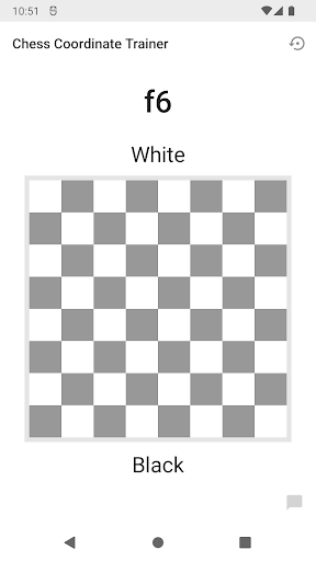 Android application Chess Coordinate Trainer screenshort