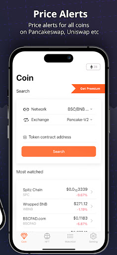 DexAlert - Coin & NFTs Price Screen 3