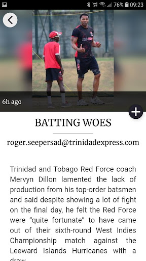 Trinidad Express Newspapers Screen 2