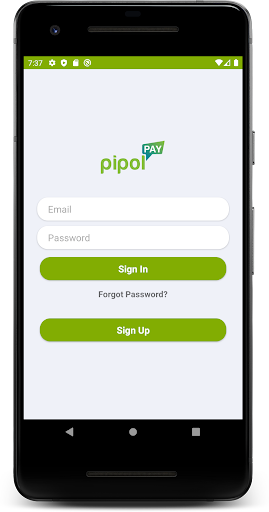Android application Pipol Pay screenshort