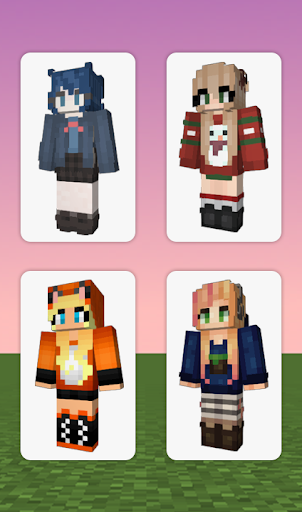 Cute Skins Girls for Minecraft Screen 3