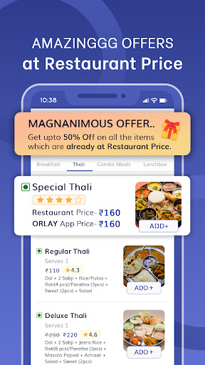 Orlay: Food Delivery at DineIn Screen 3