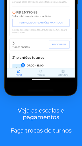 Humanitar Plantões Screen 2