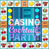 slot machine cocktail party icon