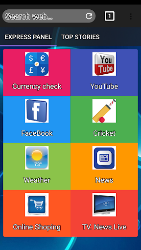 Android application Express Browser screenshort