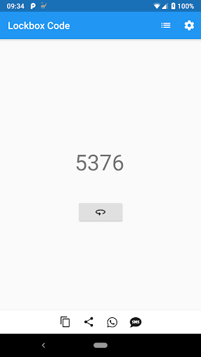 Android application Lockbox Code screenshort