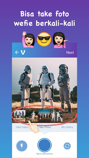 Android application viuGraph – sharing is caring screenshort
