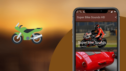 Android application Super Bike Sounds screenshort