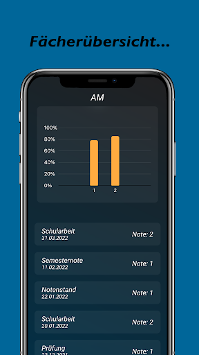 Notenmanagement HTL Braunau Screen 2