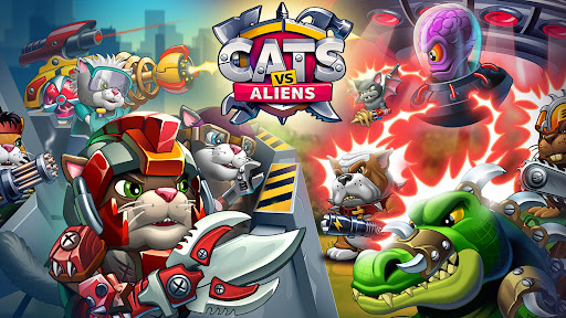 Cats vs Aliens PVP - Action - games