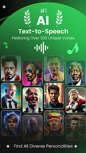 Android application SpeechLab: AI Voice Changer screenshort