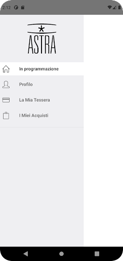 Android application Multiastra Padova screenshort