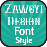 Zawgyi Design Font Style icon