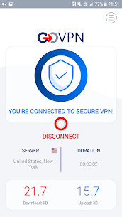 GOVPN Mod Apk VPN & secure fast proxy shield (Pro Unlocked) 2