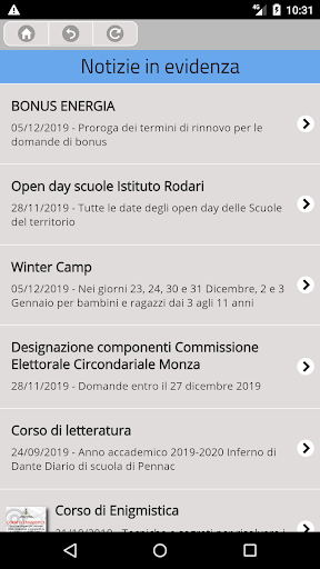 Comune di Macherio Screen 3