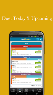 Bills Monitor Reminder Easily Screenshot