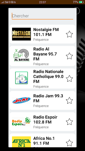 Android application Radio Côte d'Ivoire screenshort