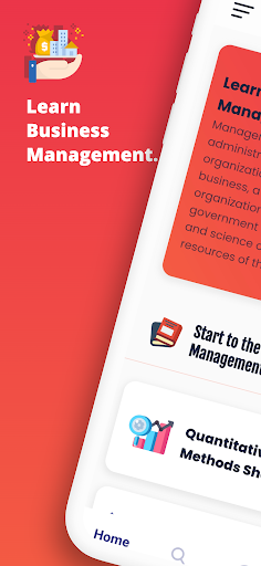 Android application Learn Business Management screenshort