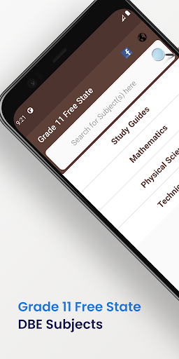 Android application Grade 11 FreiStata Province screenshort