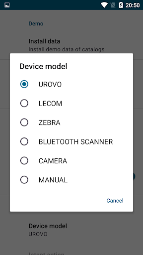 BEE:SCAN Screen 2