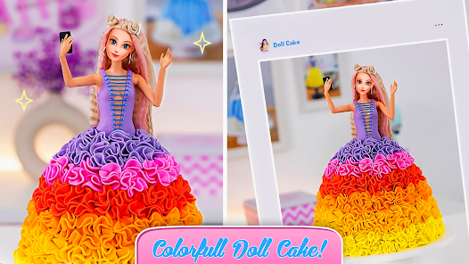 jogo de decorar bolo de boneca – Apps no Google Play