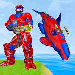 Cover Image of Herunterladen Robot Whale Attack: Shark Transform Games 0.1 APK