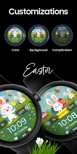 Easter Bunny - Watch Face Screen 3